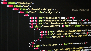 En bild på HTML kod